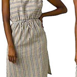prAna  Ecotropics Stellar Stripe Organic Cotton Sleeveless Dress – Size Large Photo 0
