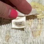 Monteau  Yellow Floral Midi Dress Sz S Babydoll Easter Springs Milkmaid Photo 3