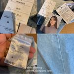 LINOLUCE LIGHT BLUE DENIM HIGH WAIST OVERALLS NWT (L) Size L Photo 10