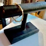 Anne Klein Stunning Gold Bracelet w/6 Clear Round Stones. Fits Small Hand/Wrist Photo 2