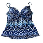 La Blanca Blue Bra Swimming Suit Full Top Photo 0