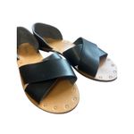Merona  Womens Black Criss Cross Studded‎ Sandals size 6.5 Photo 9