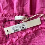 Mustard Seed NWT Pink strapless smocked mini dress Photo 3