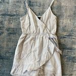 Wild Fable Powder Blue White Daisy Ruffle Faux Wrap Romper XS Photo 1