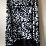 Wrapper Y2K Floral Black and White Skirt Photo 0