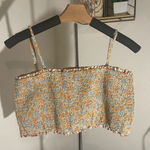 American Eagle size L floral tube top Photo 0