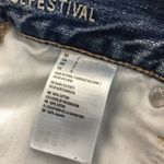 American Eagle  Vintage Hi Rise Festival Ripped patched cutoff jean shorts 2 S 27 Photo 9