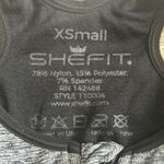 Shefit Lounge Bra Womens XS Raceback Front Zip Closure Style 110004 Sports Gray Photo 4