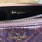 Victoria's Secret V-Quilt Metallic Crackle Crossbody Bag Pink New With Tags NWT Photo 11