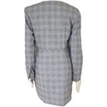 ZARA 🖤  Gray Plaid Mini Dress Blazer Style | Size XL | runs small Photo 3