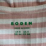 Boden Striped Pink Women's Top Shirt T Photo 3