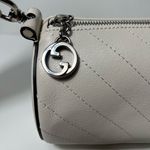 Gucci GG Blondie Logo Small Leather Circle Cylindrical Barrel Shoulder Bag Purse Photo 10