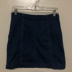 Free People Skirt Denim Jean Mini Paneled 12 Photo 0