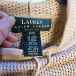 Ralph Lauren Lauren  Y2K Open waffle knit lightweight hooded longsleeve Photo 5