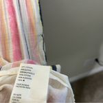 Anthropologie  Tiered Shirt Dress Textured Stripe Pastel Boho Womens Size XS Photo 7