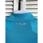 RLX Ralph Lauren X Golf Shirt Women’s Size Small Shirt Snap Polo Blue Photo 5