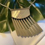 Kendra Scott Silver and Mother Of Pearl Ellen Necklace Photo 3