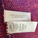 Ann Taylor Cardigan Sweater Plaid Maroon Blue Red Coat Long Medium Petite Photo 7