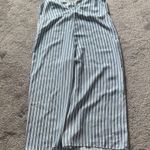 Show Me Your Mumu  Striped Sleeveless Jumpsuit SIZE L Photo 4