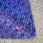 Nike  Dri-Fit Racerback Tank Top L Blue Pink Print Athleisure Running Sporty Photo 1