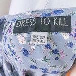 Vintage 90's Lavender Floral Dress Purple Size L Photo 9