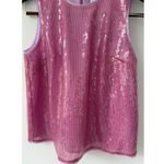 J.Crew Women's Size S All Over Sequin Shell Top Pink Sleeveless NWT Photo 6