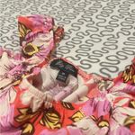 Lila Rose Floral Ruffle Sleeve Top - Pink and Brown Photo 8