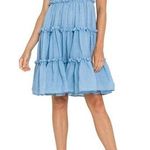 Free The Roses | M | Tiered Tie Shoulder Dress Photo 1