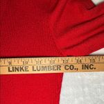 Vintage Toula Red Knit Sweater Dress with gold buttons .. BEAUTIFUL Size undefined Photo 10
