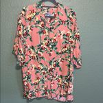 Reyn Spooner Vintage Hawaiian Floral Rayon Camp Shirt Hawaii Tropical Shirt Pink Size XXL Photo 2