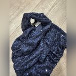 Love by Design  Navy Sequin One-Shoulder Dress Photo 9