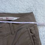 Seven7 Womens For all makind Pants Size 27 Capri Brown Wideleg Crop Dojo Photo 8