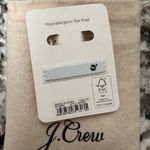 J.Crew  silver mirror rounded curb-link earrings Photo 3