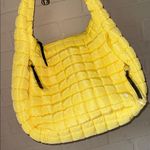 Free People  tote Quilted Carryall NEW sour citrus FP movement Photo 2