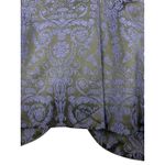 Chico's  Women's Jacquard Blazer Jacket Size Medium Black Purple Floral Brocade Photo 4