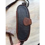 Fossil Vintage Leather Shoulder Camera Bag Tote Two Tone Brown 80/90s Y2K Purse Photo 3