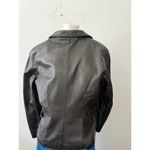 wilson's leather Vintage 80s Wilson’s Leather Brown Collared Button Front Jacket Lg W/flaws Photo 4