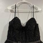 Mac Duggal  20641 Beaded Strap Bustier Sequin Mini Dress 10 Photo 2