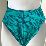 Sporti Light Wave Thin Strap One Piece Swimsuit Size 32 Green Photo 2