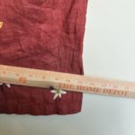 Johnny Was Elia Tie Linen Jumpsuit womens small rust red Photo 11