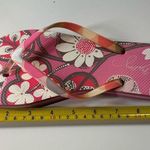 Vera Bradley  Pink Floral Flip Flops Sandals Women’s Size 7/8 EUC Photo 6