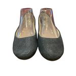 Easy Spirit  e360‎ Black Glitter Sparkle Round Toe Ballet Flats 8.5 Photo 3