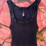 skims cotton rib tank black soot Photo 1
