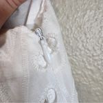 ZARA White Eyelet On Shoulder Midi Dress Womens M Bridal Classic Photo 2