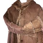 Gallery Vintage Y2K Tan Suede Sherpa Penny Lane Trench Coat-size Small Photo 2