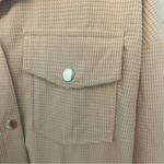 Emery Rose NEW dusty pink textured soft snap up shacket, size Small Photo 6