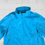 Eddie Bauer 80s Vintage Blue Ripstop Windbreaker Jacket Straight Pant Size Large Photo 8