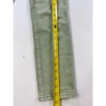 Madewell 9" High Rise Skinny Crop Button Fly Jeans Womens Size 26 Green Denim Photo 3