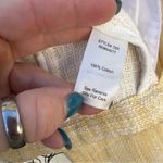 CAbi  Daisy Yellow rough woven tweed crop blazer jacket SMALL Photo 6