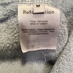 Reformation  blueish‎ sweat pants, DIY distress, sz M Photo 4